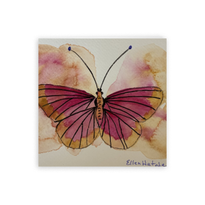 Coral Dreams Folded Card, 5 x 5 in (Set of 5)