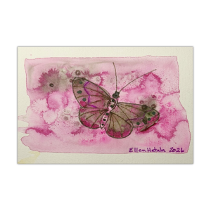 Rosy Flight Giclée Print (6 x 4 in)