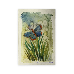 Spring Rain Folded Card, 4 x 6 in (Set of 25)