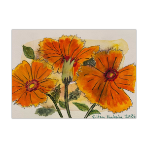 Orange Surprise Giclée Print (7 x 5 in)