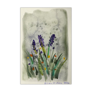 Dark Skies Bright Blooms Giclée Print (4 x 6 in)