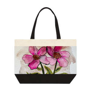 Besties Linen Tote Bag (14.2 x 18.9 in)