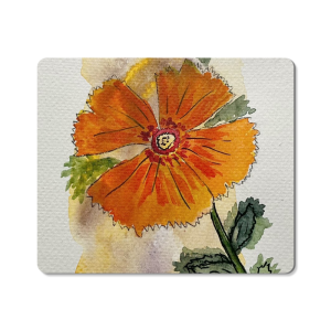 Ember Bloom Mouse Pad (7.8 x 9.3 in)