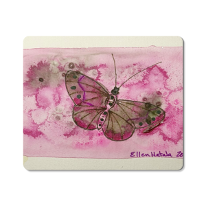 Rosy Flight Mouse Pad (7.8 x 9.3 in)