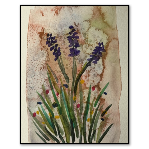 Summer Flowers Wall Art Standout (11 x 14 in)