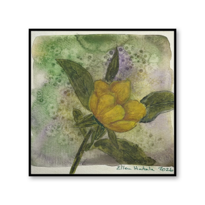 Just Picked Poppy Wall Art Standout (8 x 8 in)
