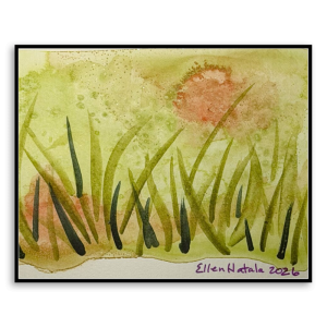 Fields of Quiet Light Wall Art Standout (8 x 10 in)